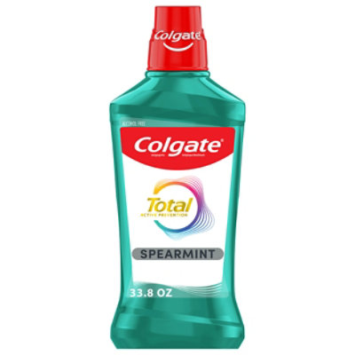 Colgate Total Mouthwash Antigingivitis Antiplaque Spearmint Surge - 33.8 Fl. Oz. - Image 1