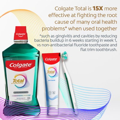 Colgate Total Mouthwash Antigingivitis Antiplaque Spearmint Surge - 33.8 Fl. Oz. - Image 4
