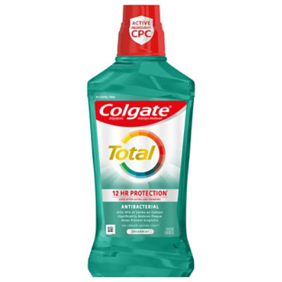 Colgate Total Mouthwash Antigingivitis Antiplaque Spearmint Surge - 33.8 Fl. Oz.