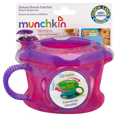 Munchkin Snack Catcher, 9 Ounce, 12+ Months, Color May Vary - 2 Count