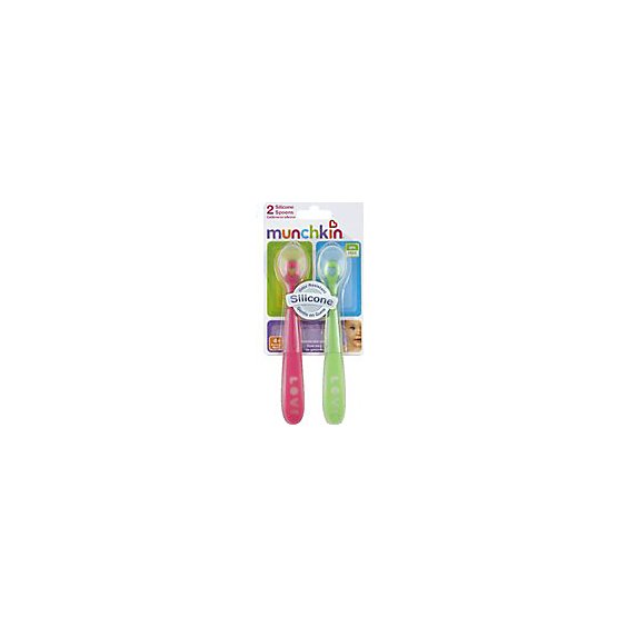 Munchkin Silicone Spoons - 2 Count