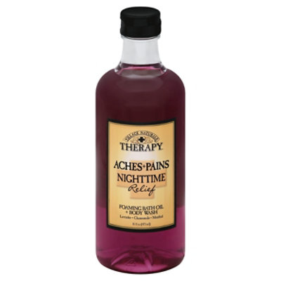 Village Naturals Therapy Restless Bath Oil - 16 Oz