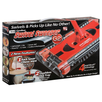 Swivel Sweeper Ontel Cordless G2 Each Carrs