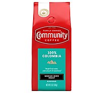 Community Coffee Coffee Ground Medium Dark Roast Colombia Altura - 12 Oz