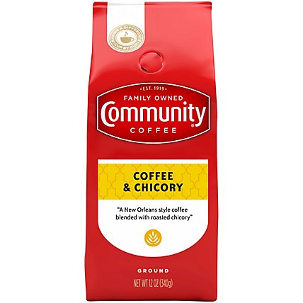 Community Coffee Coffee & Chicory Ground New Orleans Blend - 12 Oz - Image 2