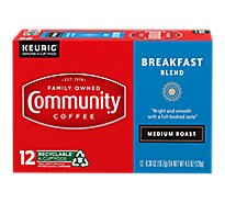 Community Coffee Coffee K-Cup Pods Breakfast Blend - 12 Count