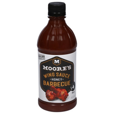 Moores Sauce Wing Honey BBQ - 16 Fl. Oz. - Image 3