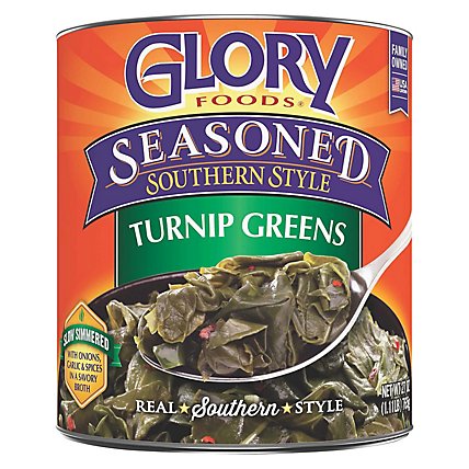 Glory Foods Greens Turnip Seasoned Southern Style - 27 Oz - Image 2