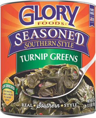 Glory Foods Greens Turnip Seasoned Southern Style - 27 Oz - Image 2