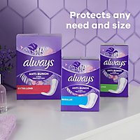 Always Anti Bunch Xtra Protection Extra Long Unscented Daily Liners - 68 Count - Image 6