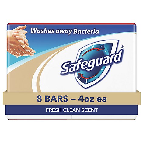 Safeguard Deodorant Bar Soap Beige - 8-4 Oz