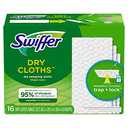 Swiffer Sweeper Dry Sweeping Cloths Refills Unscented - 16 Count - Image 2