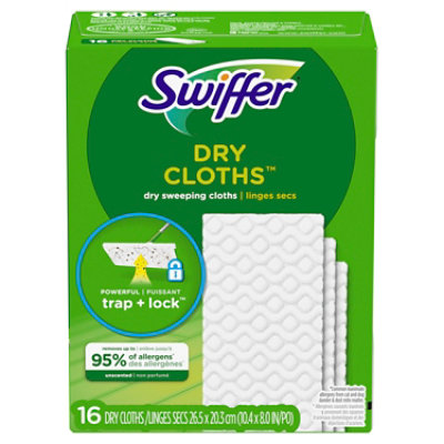 Swiffer Sweeper Dry Sweeping Cloths Refills Unscented - 16 Count - Image 2