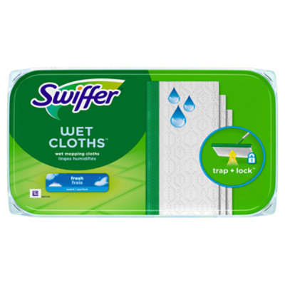 Swiffer Sweeper Wet Mopping Cloths Open Window Fresh - 12 Count - Image 1