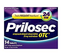 Prilosec OTC Frequent Heartburn Relief Medicine and Acid Reducer - 14 Count