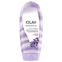 Olay Moisture Ribbons Plus Shea + Lavender Oil Body Wash - 18 Fl. Oz. - Image 3