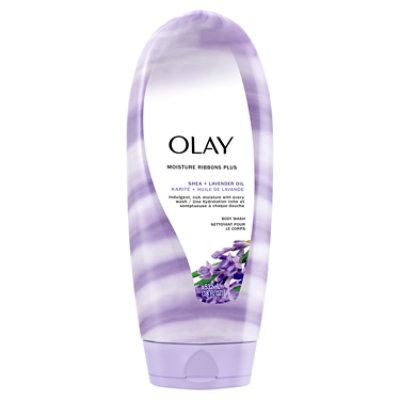 Olay Moisture Ribbons Plus Body Wash Shea Lavender Oil - 18 Fl. Oz. - Image 2