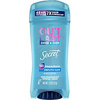 Secret Outlast Clear Gel Antiperspirant Deodorant for Women Completely Clean - 2.6 Oz - Image 2