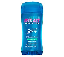 Secret Outlast Clear Gel Antiperspirant Deodorant for Women Unscented - 2.6 Oz