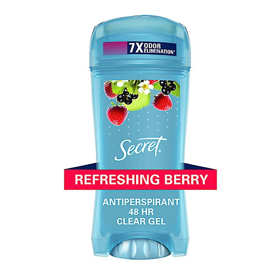 Secret Fresh Clear Gel Deodorant Berry - 2.6 Oz