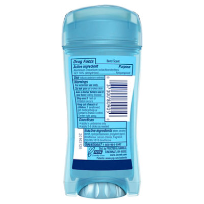 Secret Fresh Clear Gel Deodorant Berry - 2.6 Oz - Image 7