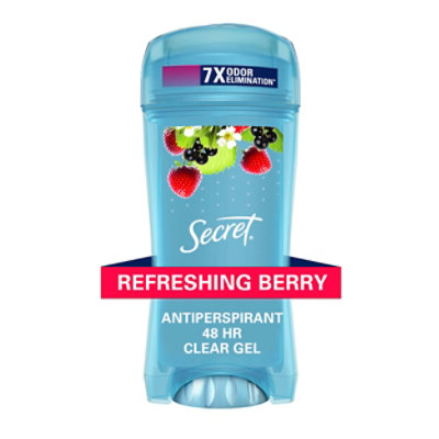 Secret Fresh Clear Gel Berry Antiperspirant & Deodorant - 2.6 Oz