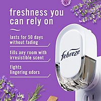 Febreze PLUG Air Freshener Refill Odor Eliminating Fade Defy Mediterranean Lavender - 2 Count - Image 3