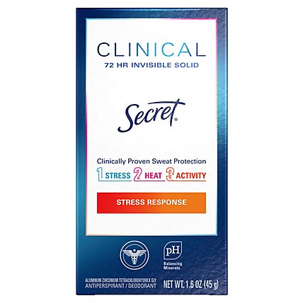 Secret Clinical Strength Invisible Solid Antiperspirant & Deodorant Stress Response - 1.6 Oz - Image 5