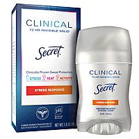Secret Clinical Strength Invisible Solid Antiperspirant & Deodorant Stress Response - 1.6 Oz - Image 2