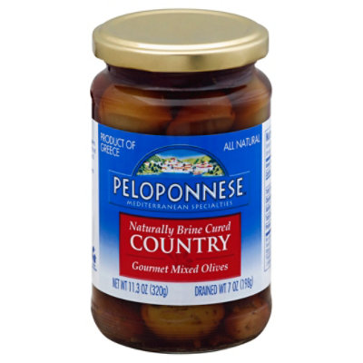 Peloponnese Country Olives - 7 Oz - Image 1