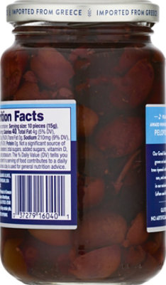 Peloponnese Gourmet Olives Black Halved Kalamata - 6.4 Oz - Image 6