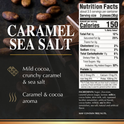 Lindt EXCELLENCE Caramel with A Touch of Sea Salt Dark Chocolate Candy Bar - 3.5 Oz - Image 4