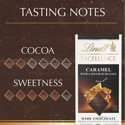 Lindt EXCELLENCE Caramel with A Touch of Sea Salt Dark Chocolate Candy Bar - 3.5 Oz - Image 5