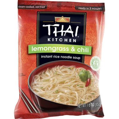 Thai Kitchen Gluten Free Lemongrass & Chili Instant Rice Noodle Soup - 1.6 Oz
