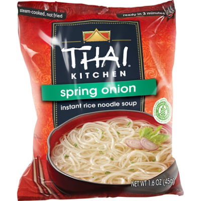 Thai Kitchen Gluten Free Spring Onion Instant Rice Noodle Soup - 1.6 Oz - Image 1