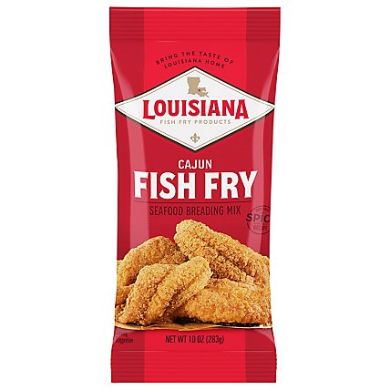 Louisiana Fish Fry Mix Cajun - 10 Oz - Image 1