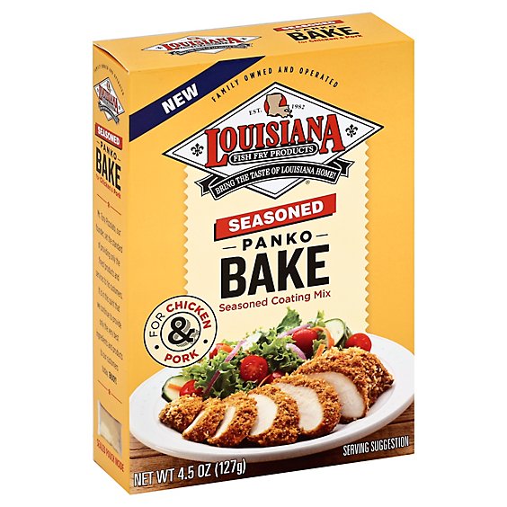 Louisiana Seasoned Panko Bake - 4.5 Oz