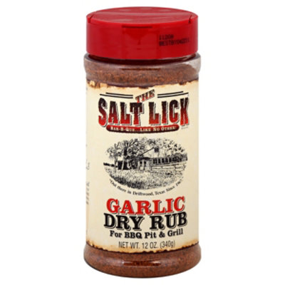 The Salt Lick Rub Dry Garlic - 12 Oz - Image 1