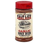 The Salt Lick Rub Dry Garlic - 12 Oz