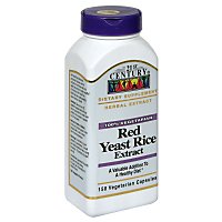 21st Century Capsules Red Yeast Rice - 150 Count - Image 1