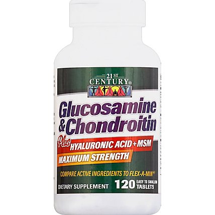 21 Century Glucosamine/Chondroitin Max - 120 Count - Image 2