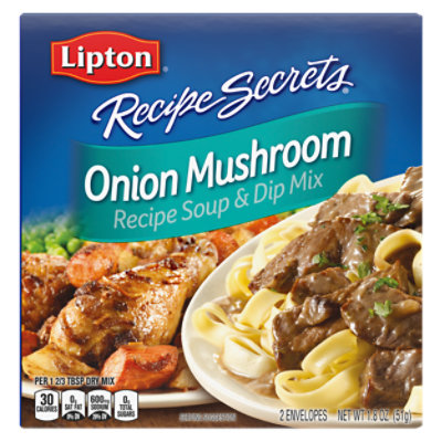 Lipton Recipe Secrets Recipe Soup & Dip Mix Onion Mushroom 2 Count - 1.8 Oz - Image 2