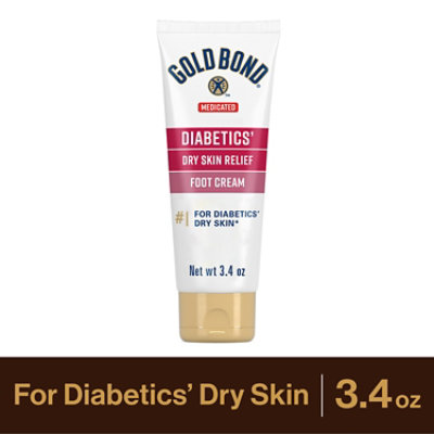 Gold Bond Diabetic Foot Cream Relief - 3.4 Oz
