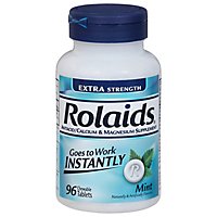 Rolaids Extra Strength Tablets Mint Bottle - 96 Count - Image 2