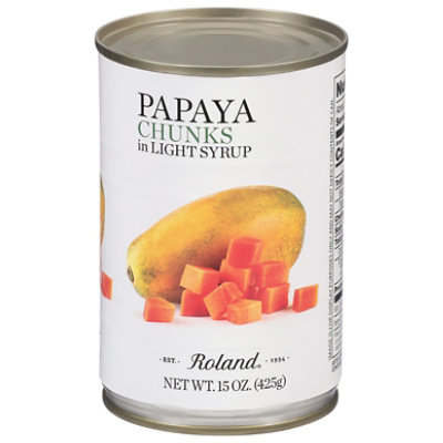 Roland Papaya Chunks in Light Syrup - 15 Oz - Image 3