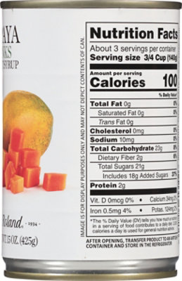 Roland Papaya Chunks in Light Syrup - 15 Oz - Image 6