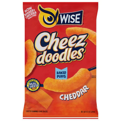 Wise Corn Snack Cheez Doodles Puffed Baked Cheese Flavored - 8.5 Oz - Image 2