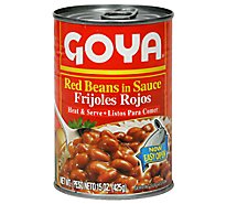 Goya Beans Red in Sauce Can - 15 Oz