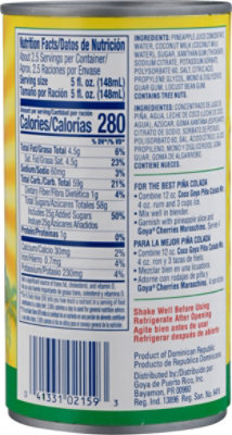 Goya Pina Colada Mix Can - 12 Oz - Image 6