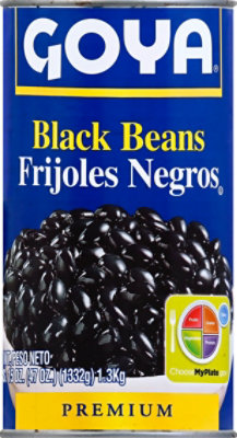 Goya Beans Black Premium Can - 47 Oz - Image 2